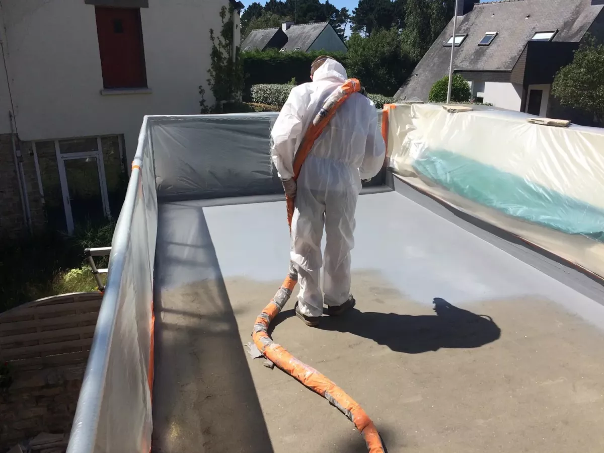 ETANCHEITE TOITURE NEUF & RENOIVATION POLYURETHANE BREST AIRMETIC